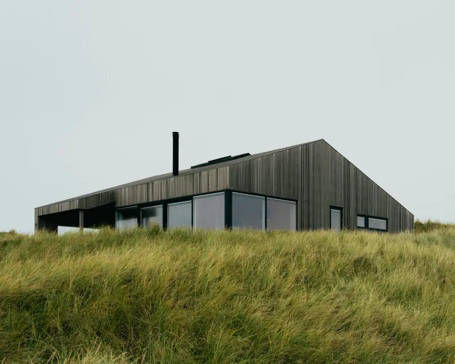 Arkitektonisk visualisering av et hus